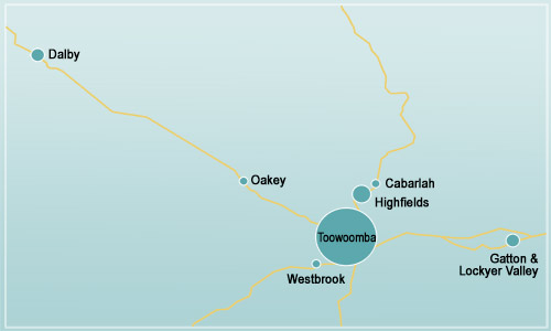 Map of Kaths Bookkeeping Service area